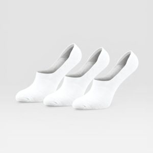 Witte Sockly Invisible sokken vooraanzicht