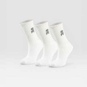 Witte Sockly Essential sokken vooraanzicht
