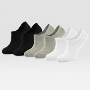 Sockly Core sokken mix zwart wit grijs vooraanzicht