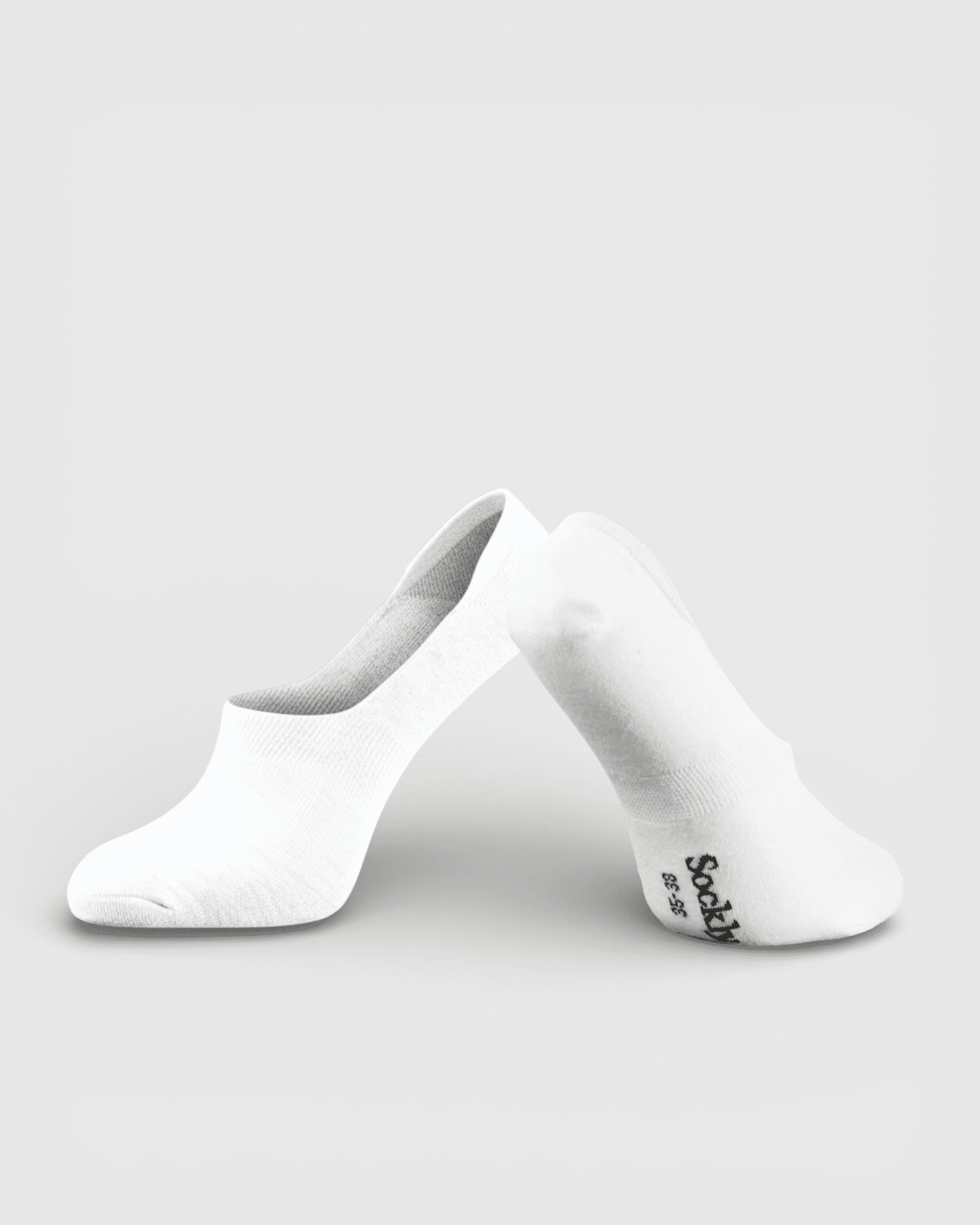 Witte Sockly Invisible sokken