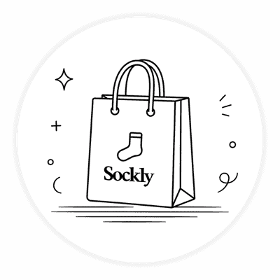 Illustratie van een Sockly tas