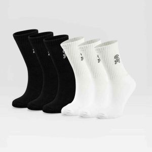 Sockly Essential sokken mix zwart wit vooraanzicht